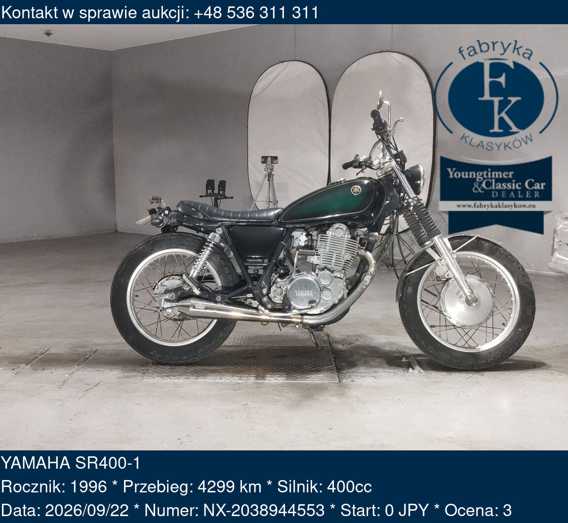 YAMAHA SR400-1 1996 - zdjęcie 2