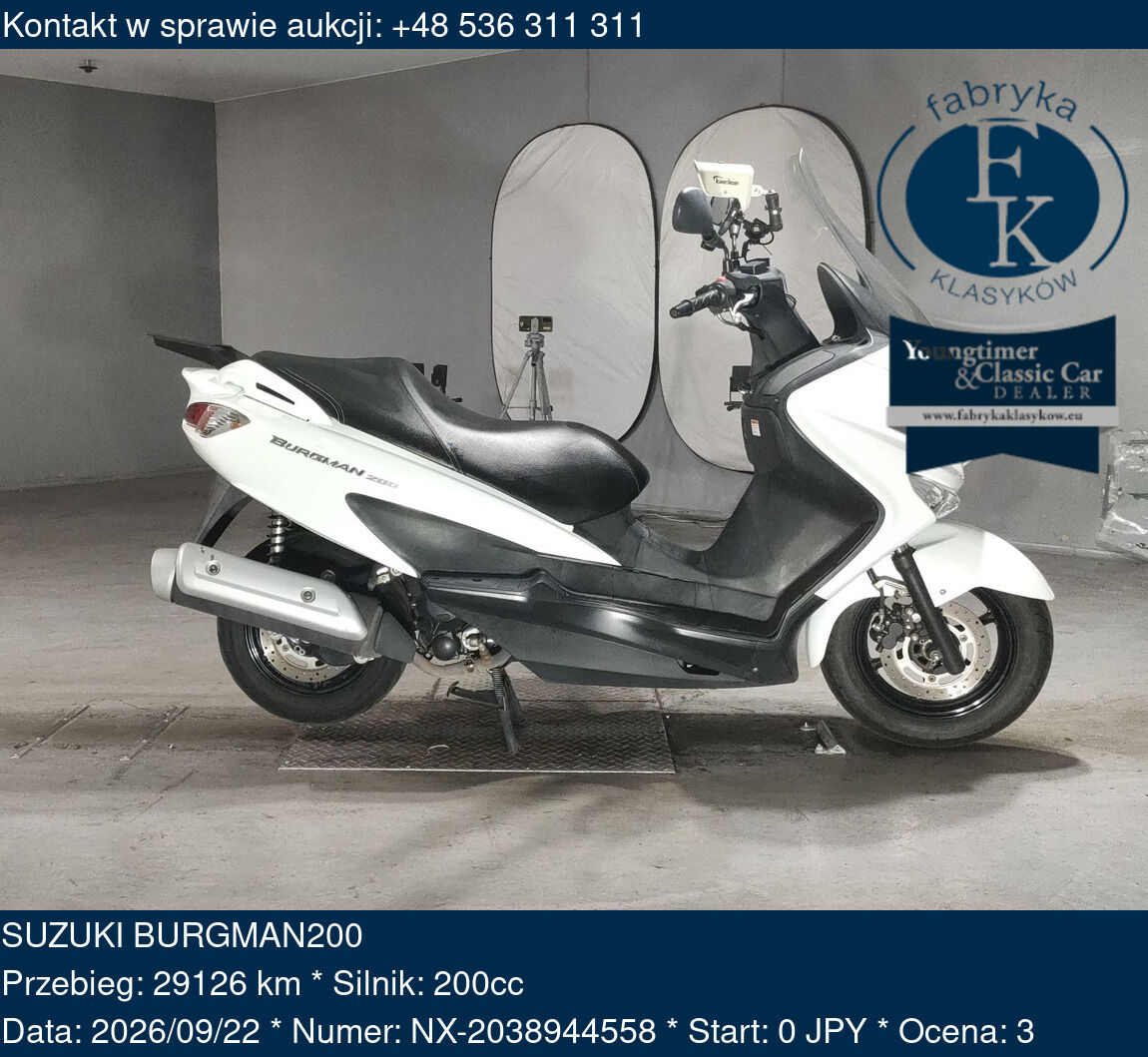 SUZUKI BURGMAN200  - zdjęcie 2