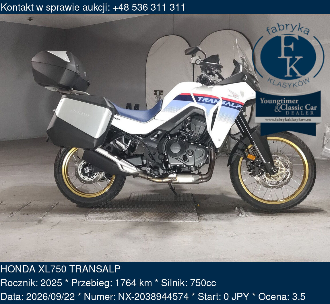 HONDA XL750 TRANSALP 2025 - zdjęcie 2