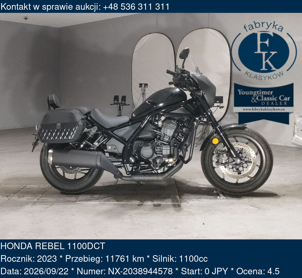 HONDA REBEL 1100DCT 2023 - zdjęcie 2