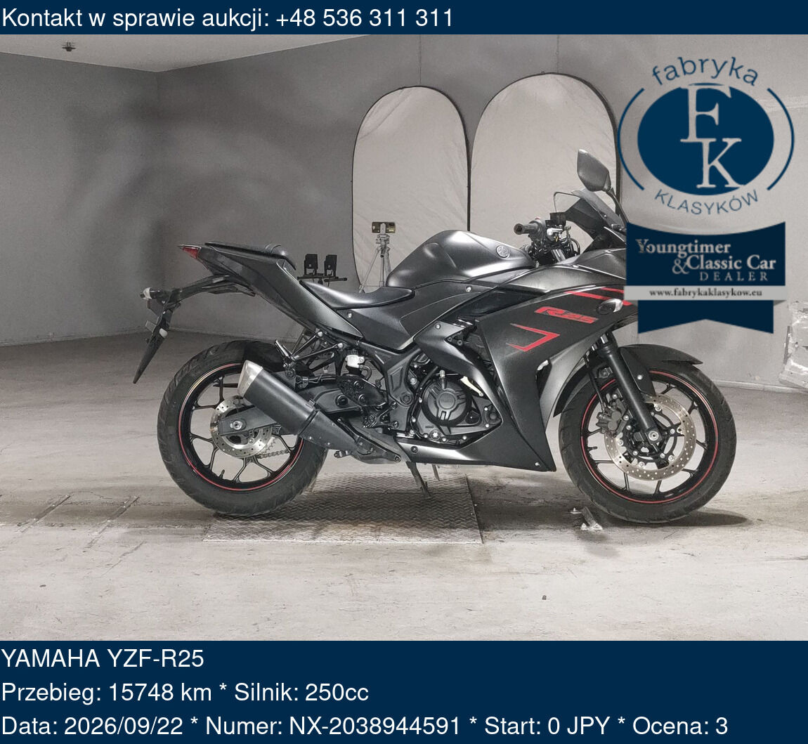 YAMAHA YZF-R25  - zdjęcie 2