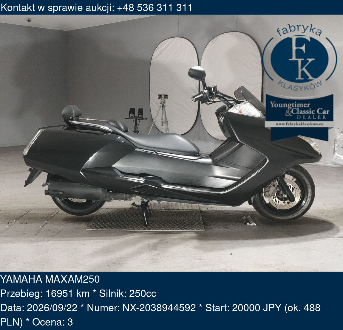 YAMAHA MAXAM250  - zdjęcie 2