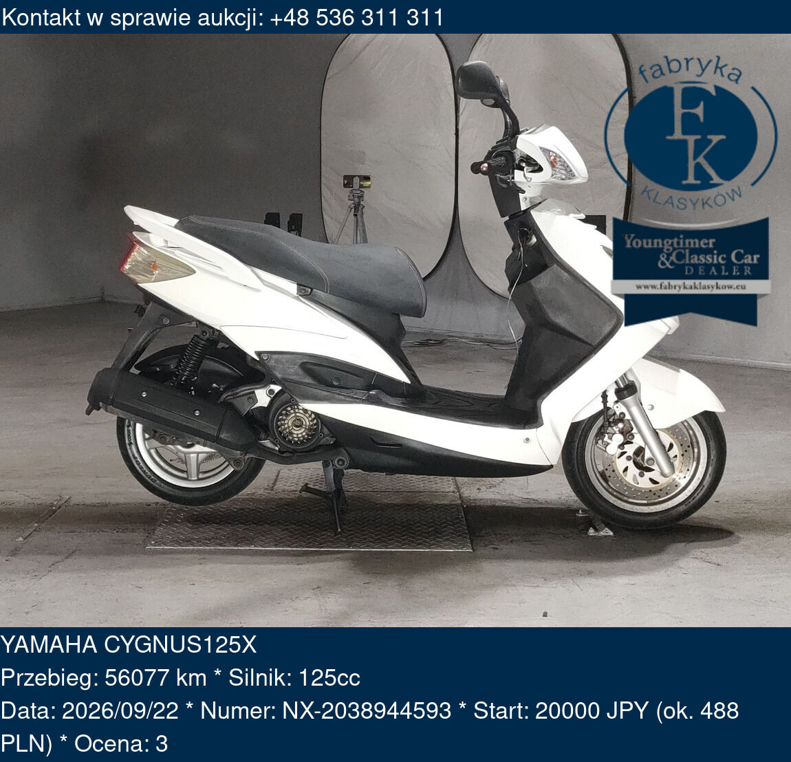 YAMAHA CYGNUS125X  - zdjęcie 2