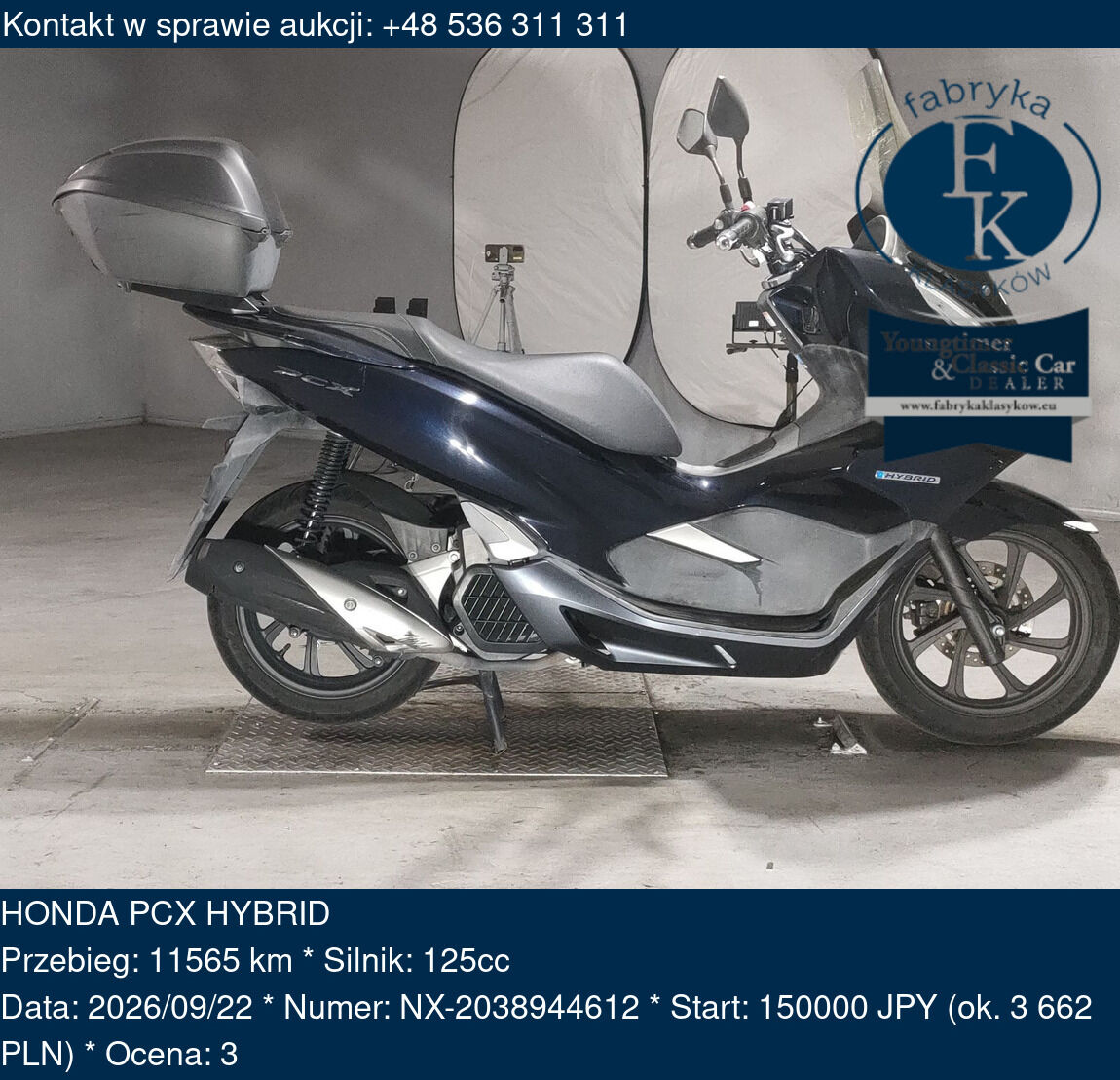 HONDA PCX HYBRID  - zdjęcie 2