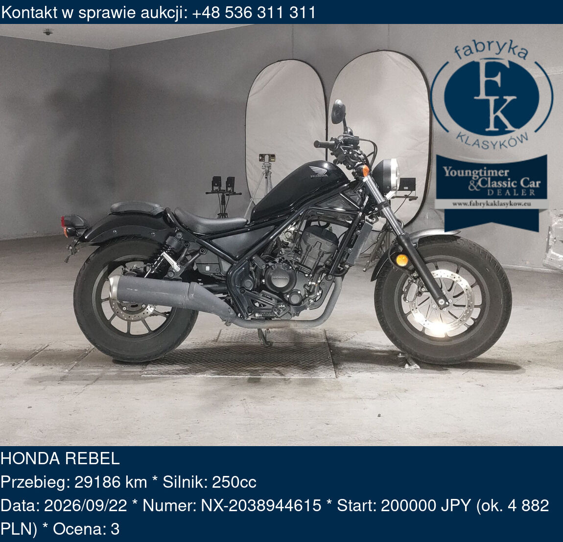 HONDA REBEL  - zdjęcie 2