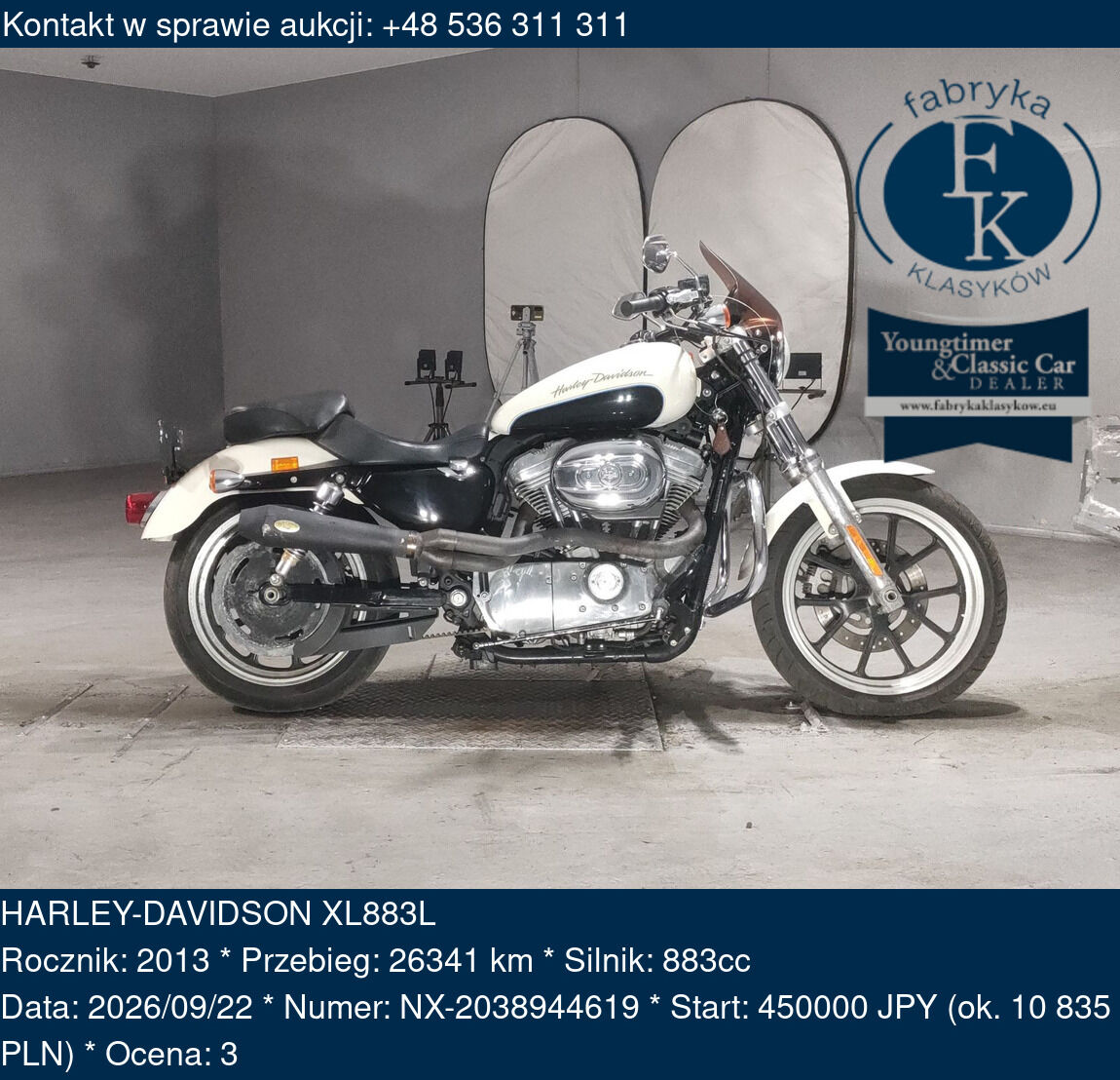 HARLEY-DAVIDSON XL883L 2013 - zdjęcie 2