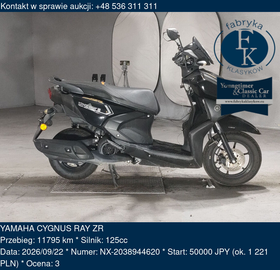 YAMAHA CYGNUS RAY ZR  - zdjęcie 2