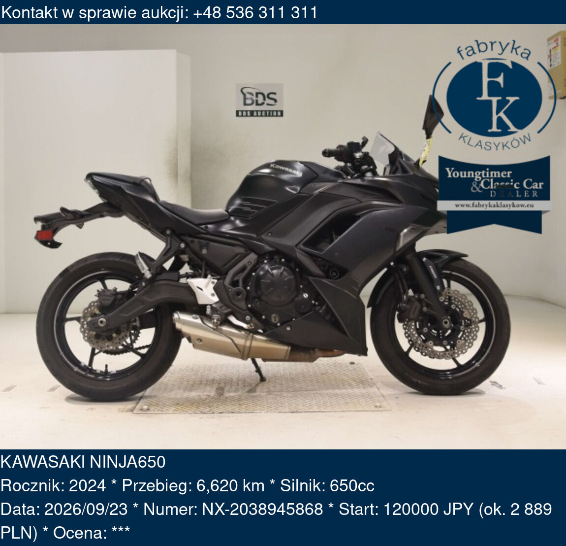 KAWASAKI NINJA650 2024 - zdjęcie 2