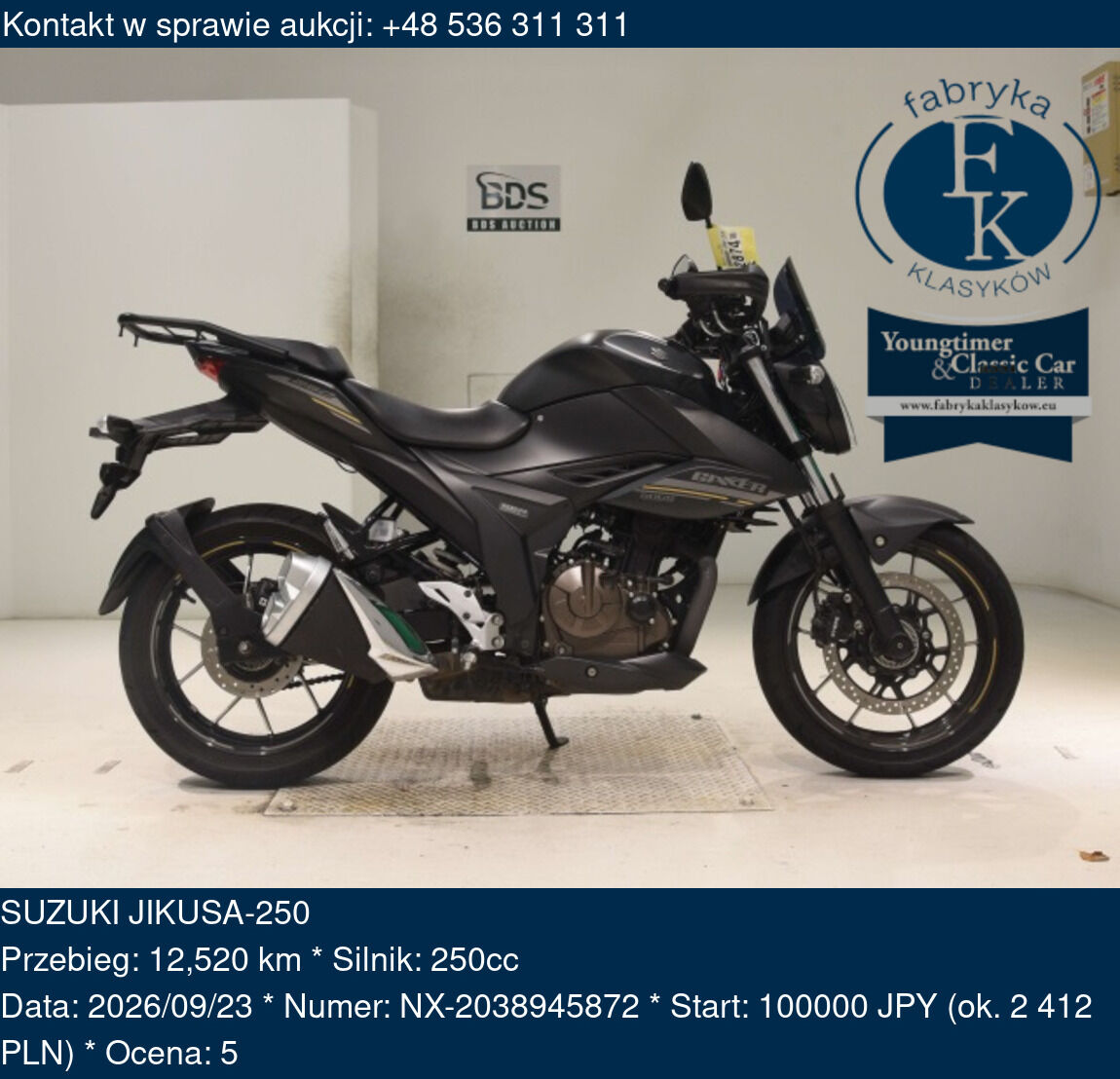 SUZUKI JIKUSA-250  - zdjęcie 2