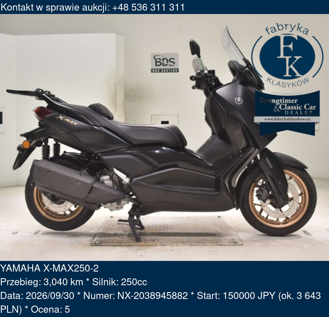 YAMAHA X-MAX250-2 - zdjęcie 2