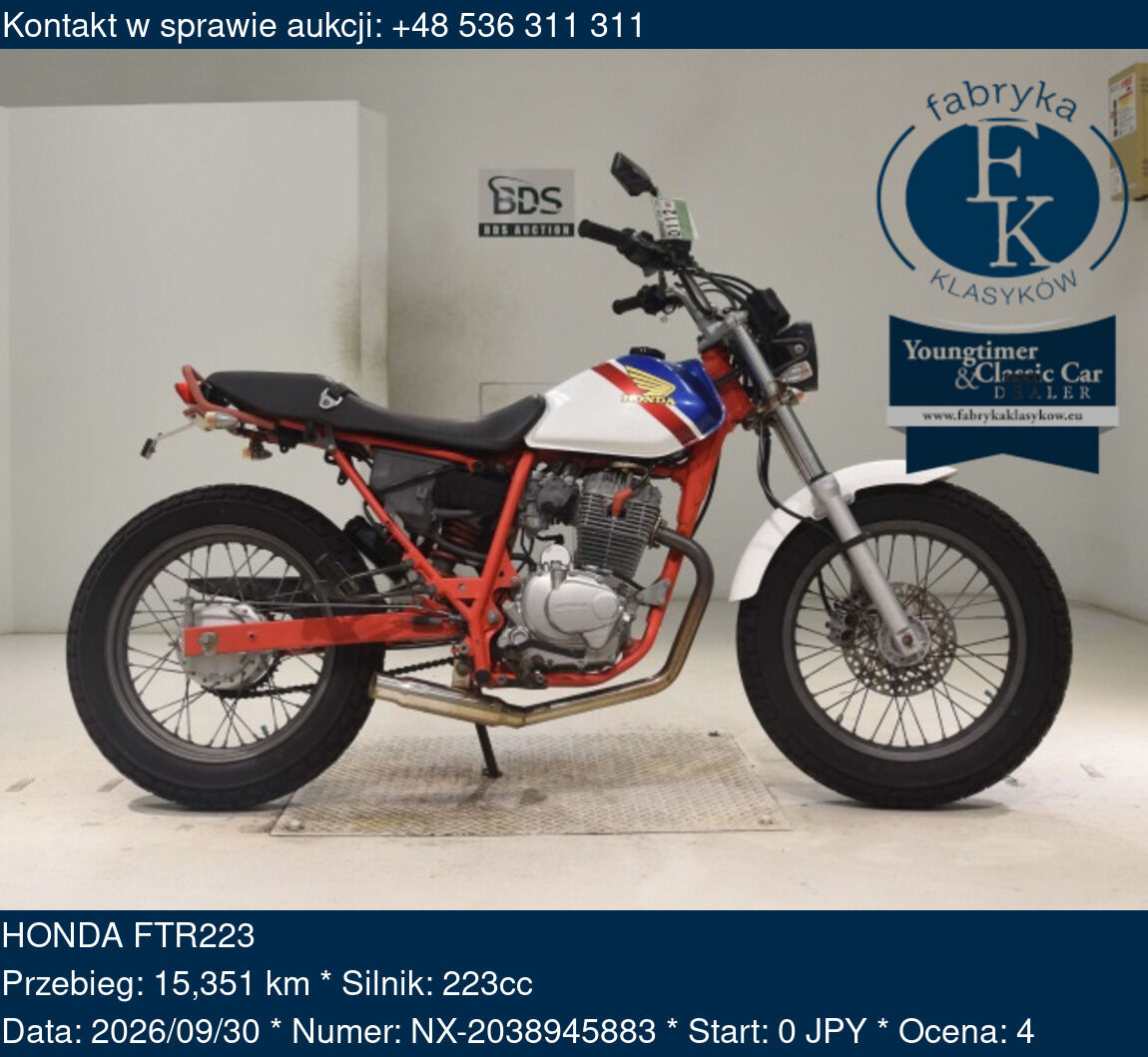 HONDA FTR223 - zdjęcie 2