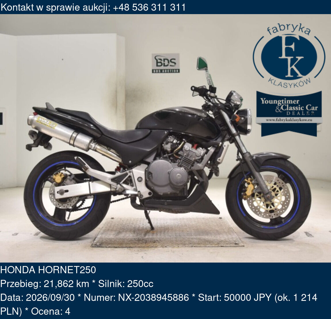 HONDA HORNET250  - zdjęcie 2