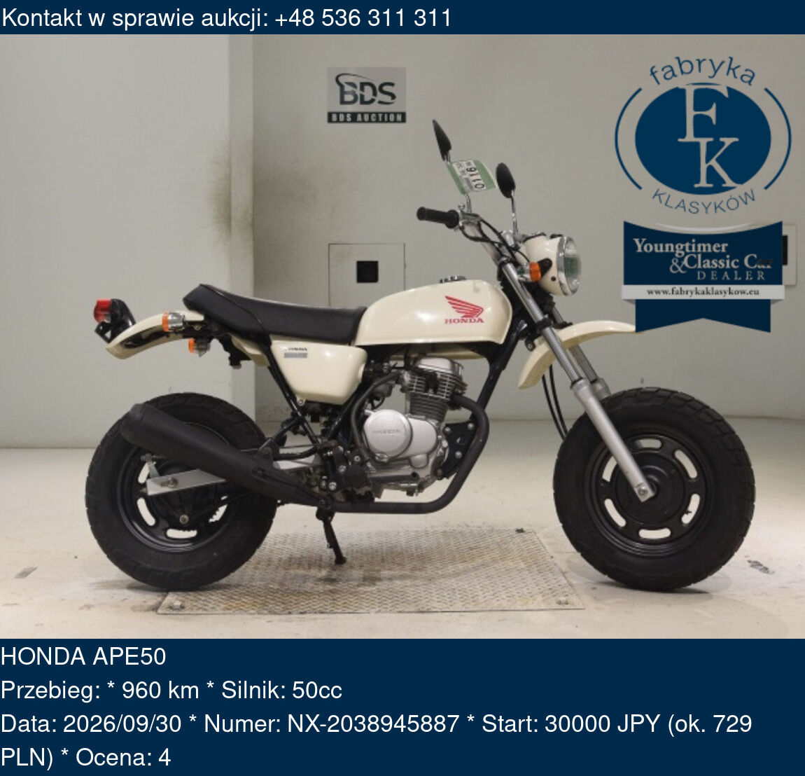 HONDA APE50  - zdjęcie 2