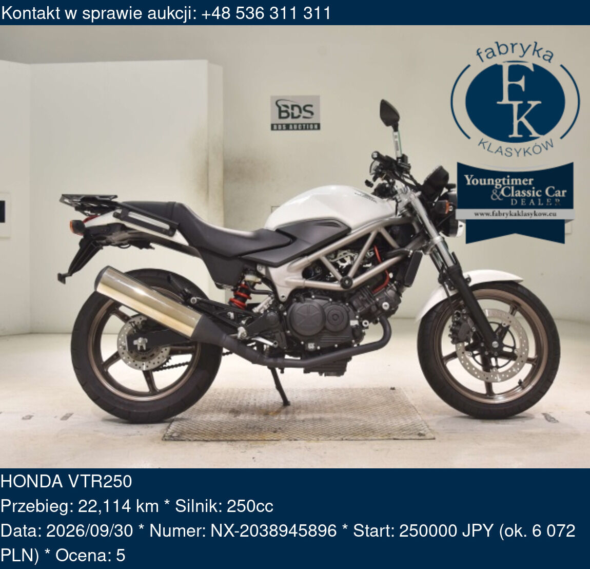 HONDA VTR250 - zdjęcie 2