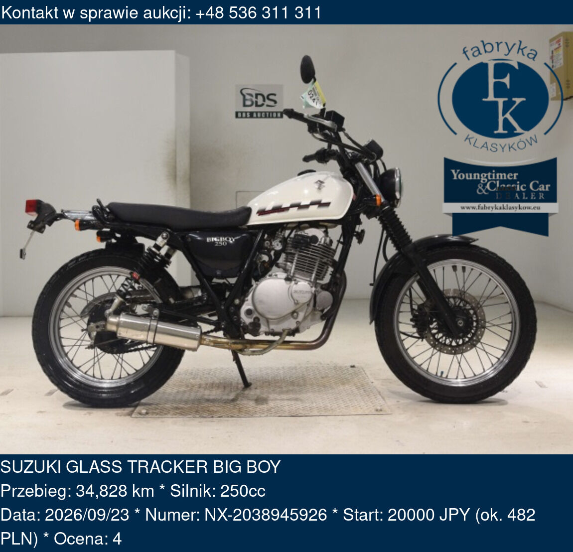 SUZUKI GLASS TRACKER BIG BOY  - zdjęcie 2