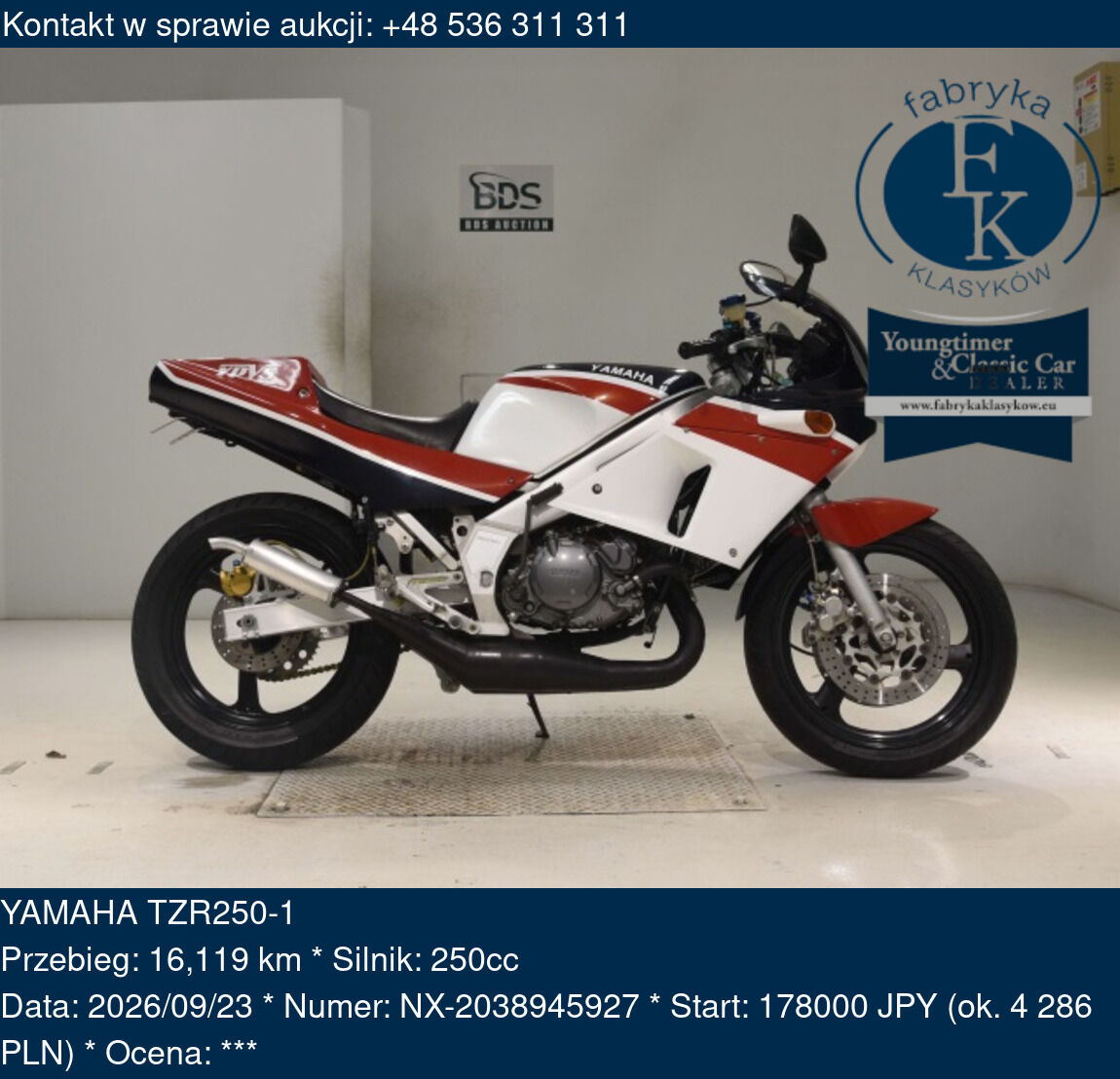 YAMAHA TZR250-1 - zdjęcie 2