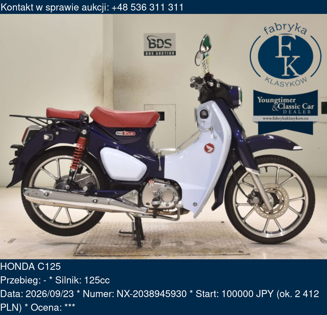 HONDA C125 - zdjęcie 2