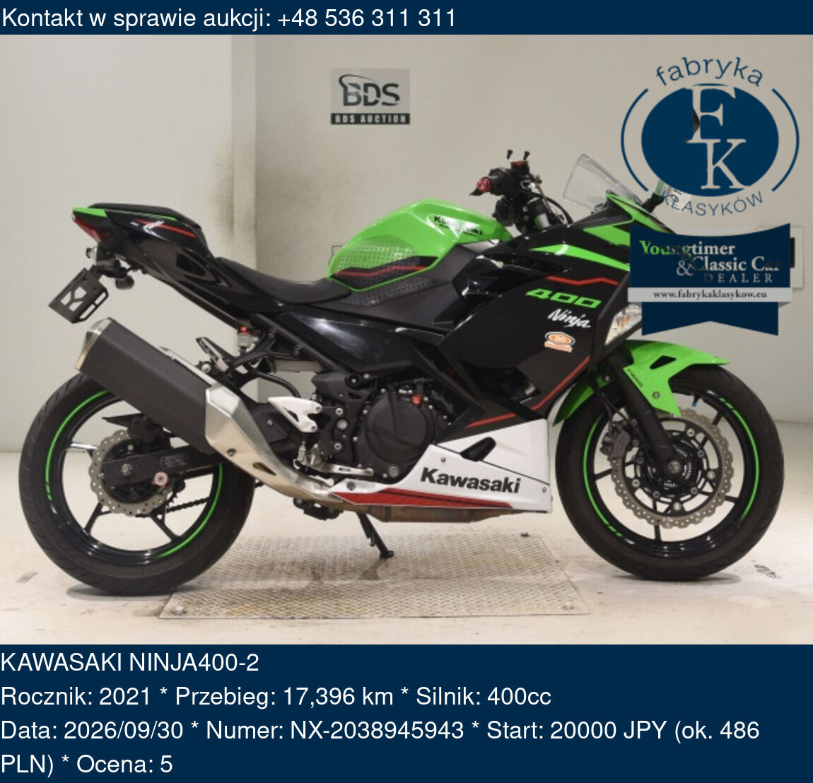 KAWASAKI NINJA400-2 2021 - zdjęcie 2