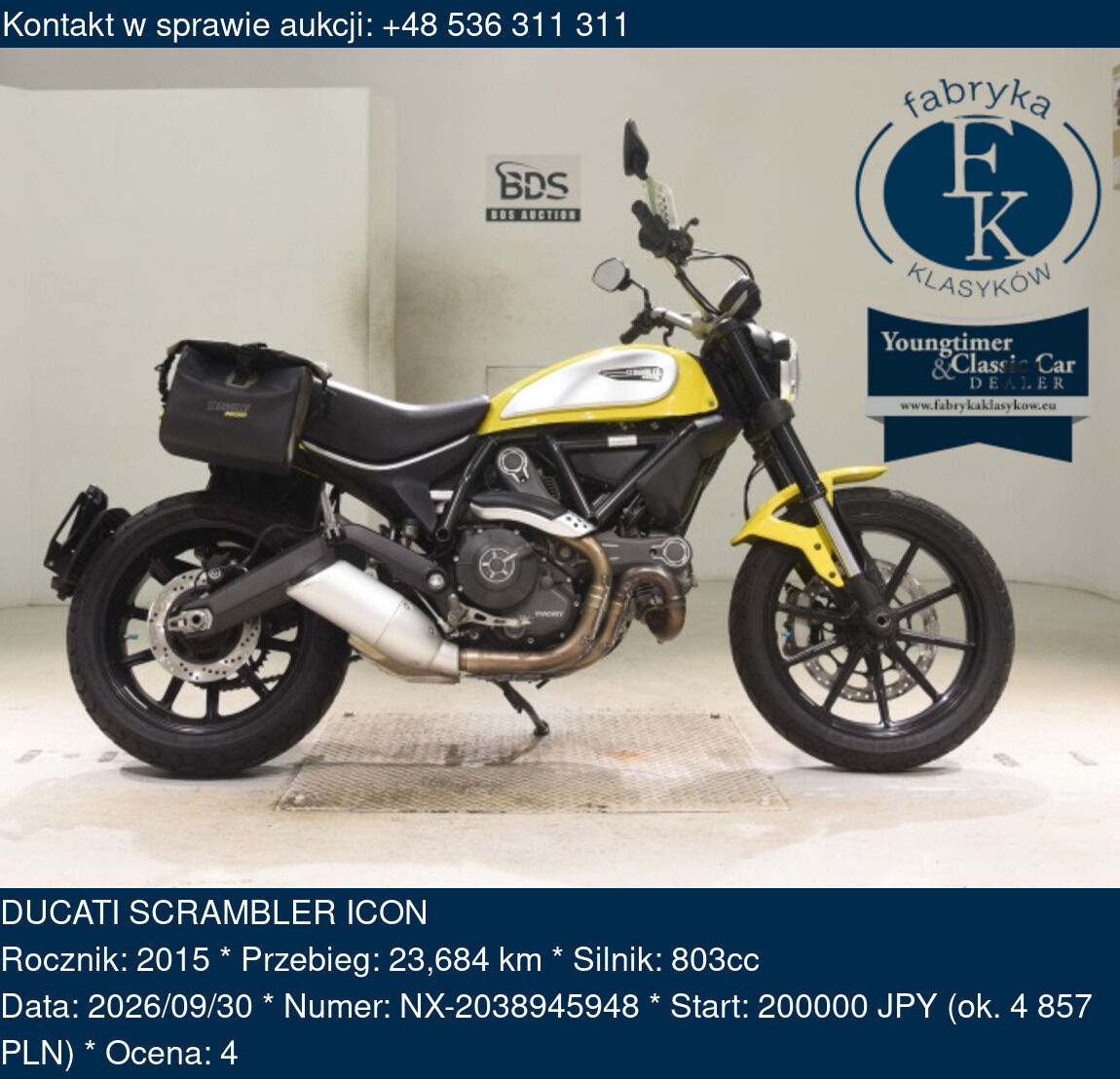 DUCATI SCRAMBLER ICON 2015 - zdjęcie 2