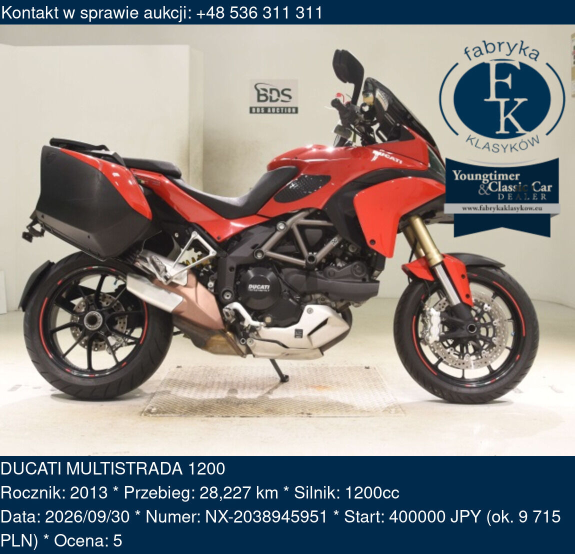 DUCATI MULTISTRADA 1200 2013 - zdjęcie 2