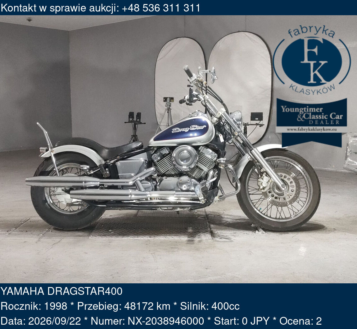 YAMAHA DRAGSTAR400 1998 - zdjęcie 2