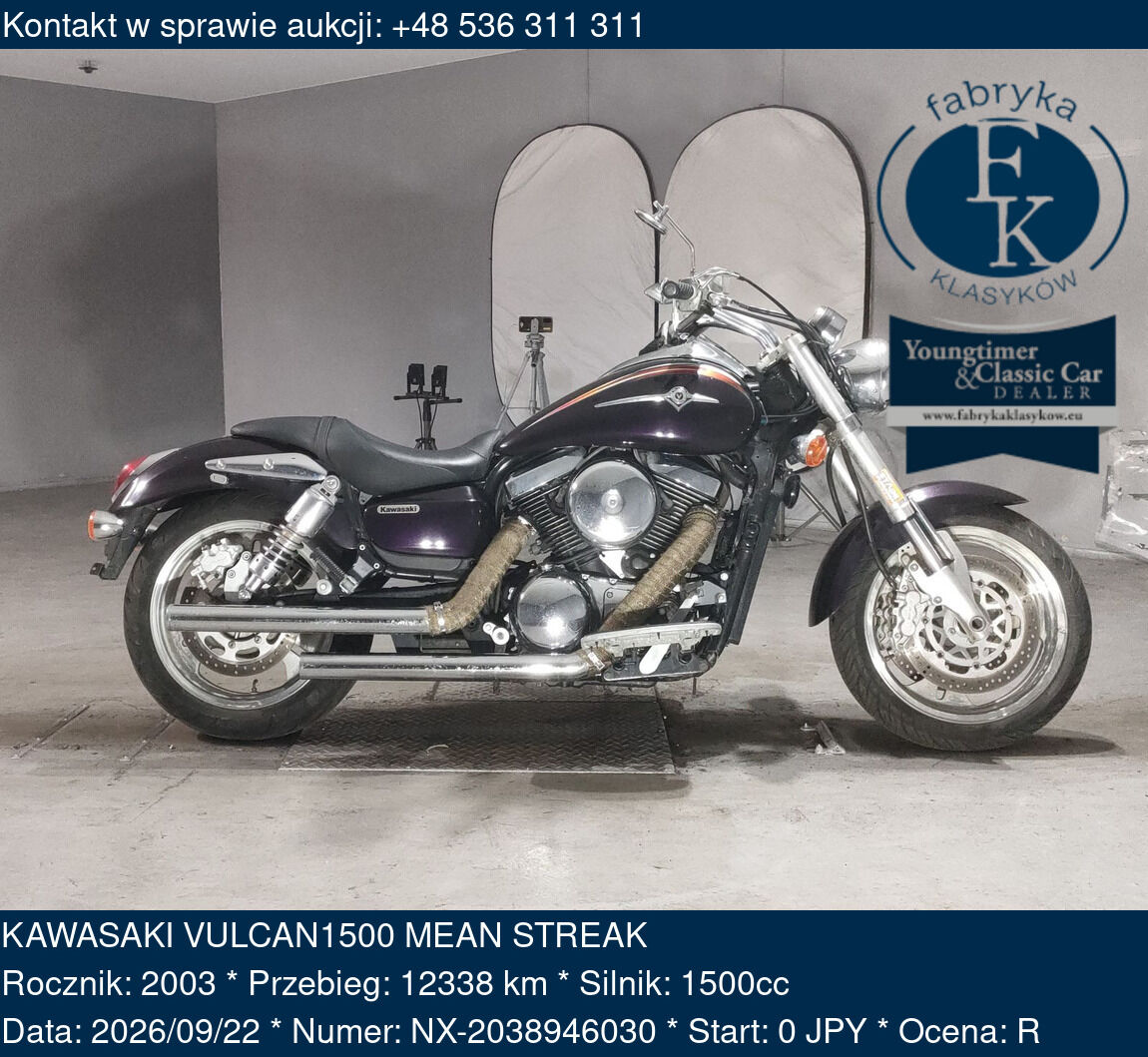 KAWASAKI VULCAN1500 MEAN STREAK 2003 - zdjęcie 2