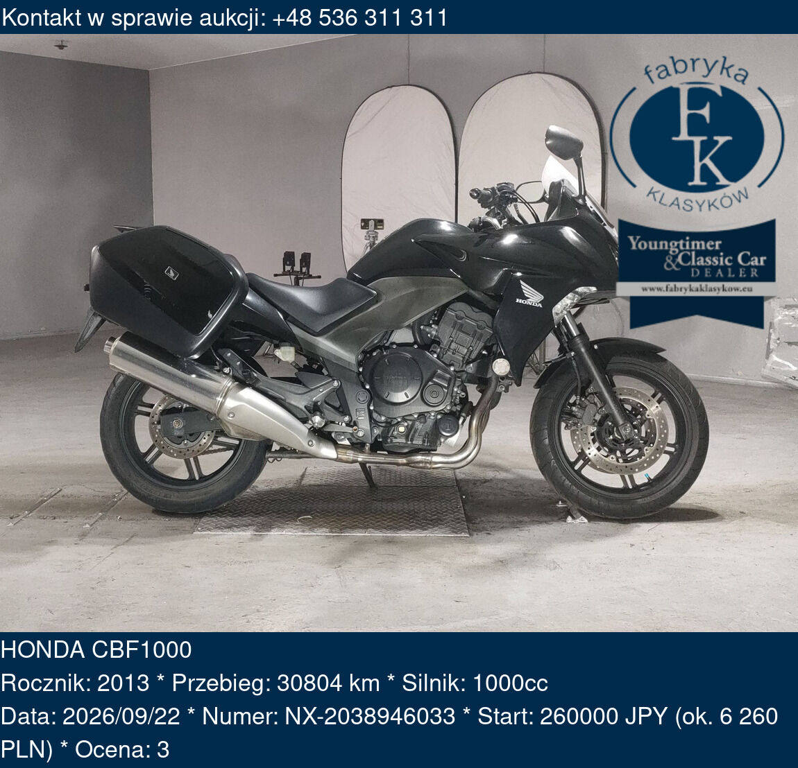 HONDA CBF1000 2013 - zdjęcie 2