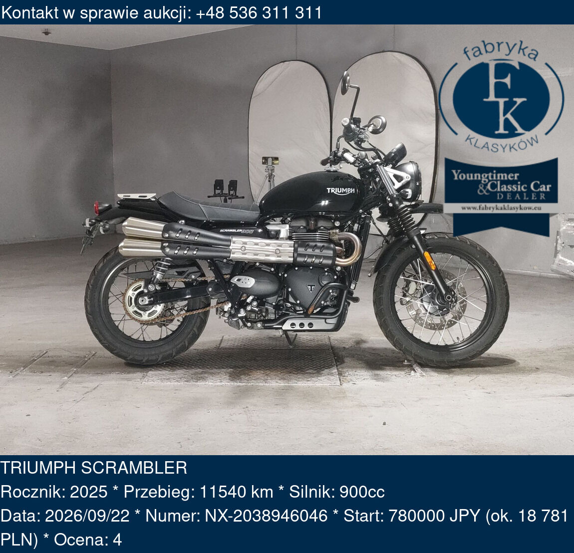 TRIUMPH SCRAMBLER 2025 - zdjęcie 2