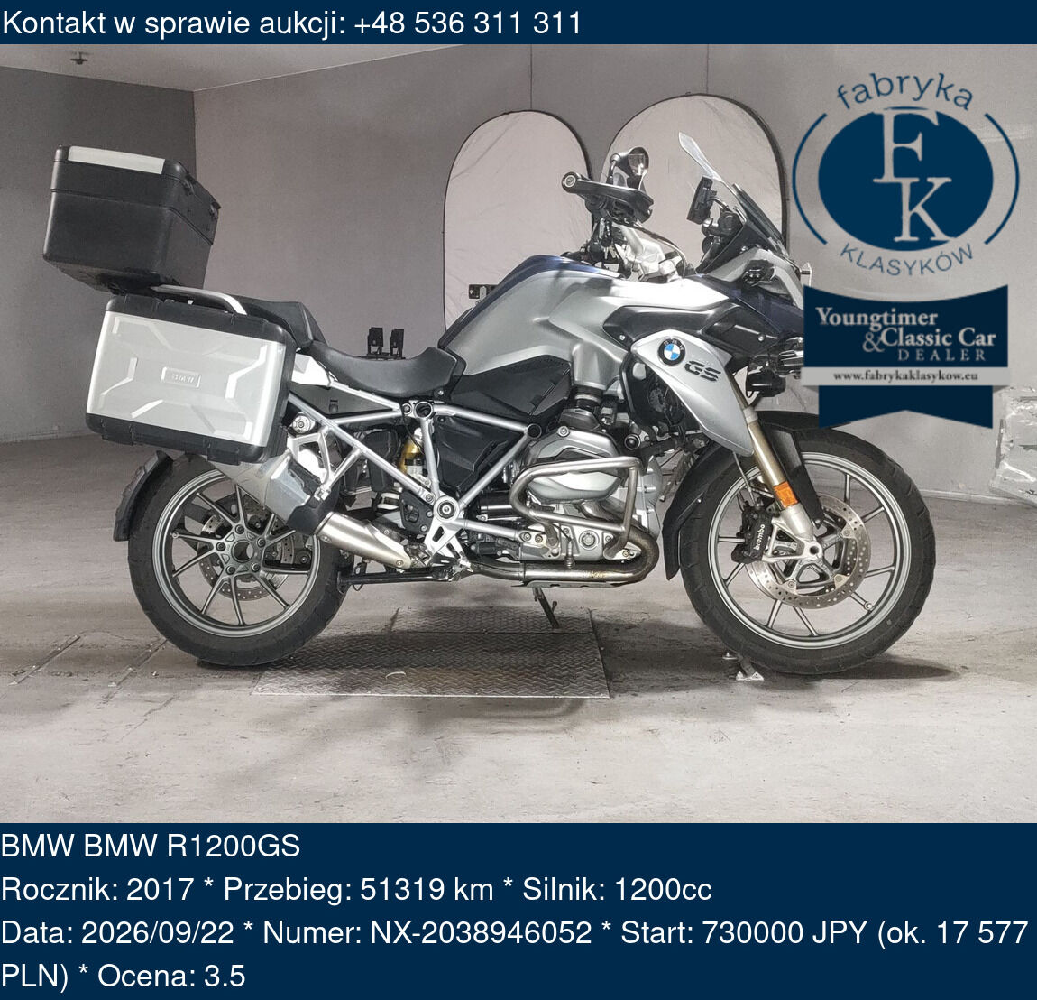 BMW BMW R1200GS 2017 - zdjęcie 2