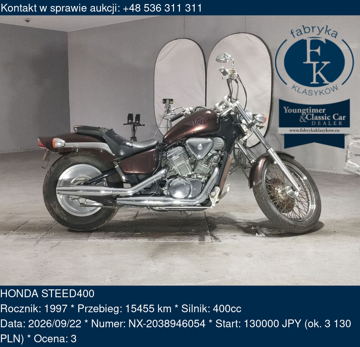 HONDA STEED400 1997 - zdjęcie 2