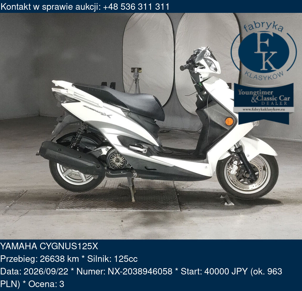 YAMAHA CYGNUS125X  - zdjęcie 2