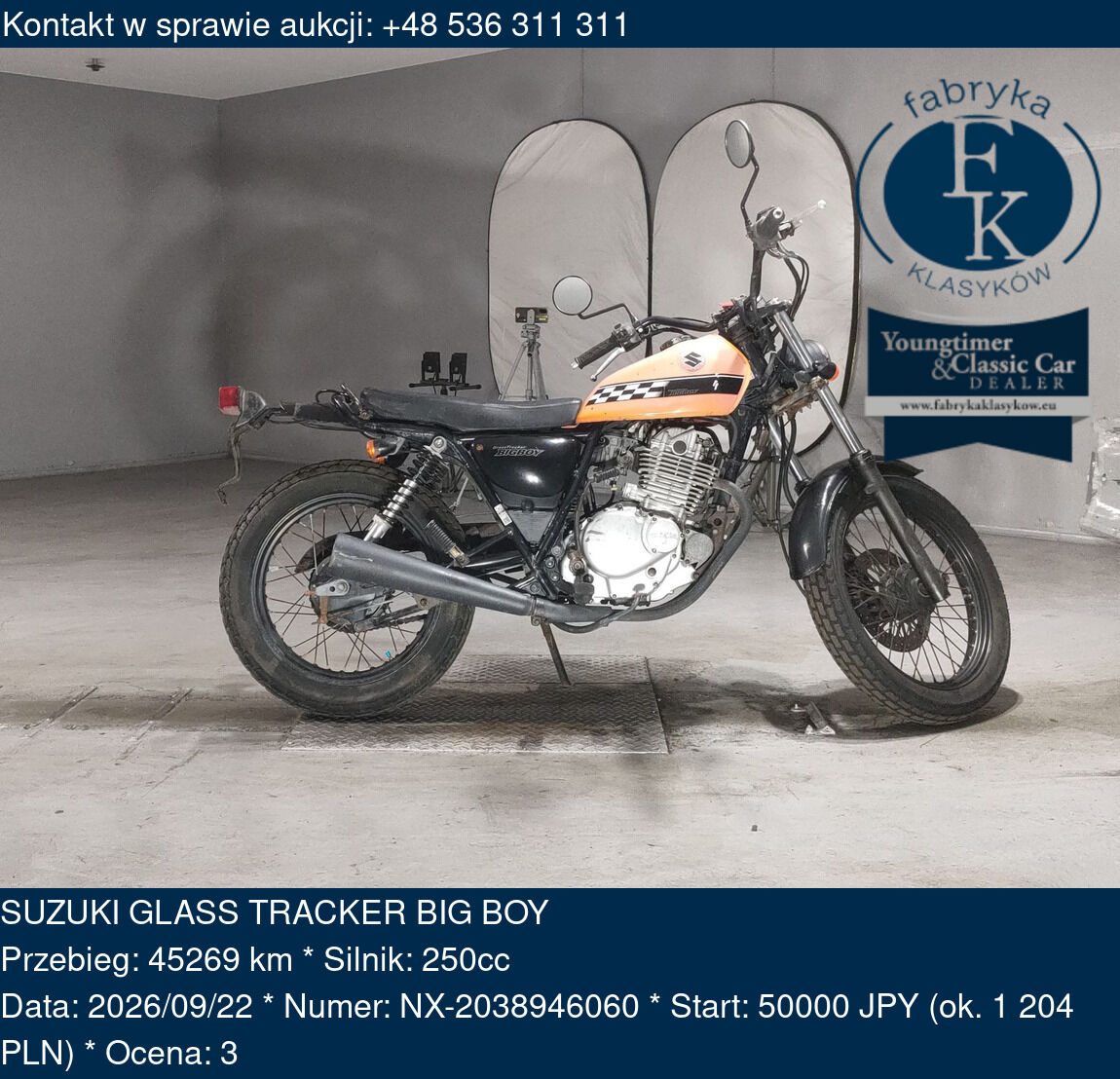 SUZUKI GLASS TRACKER BIG BOY  - zdjęcie 2