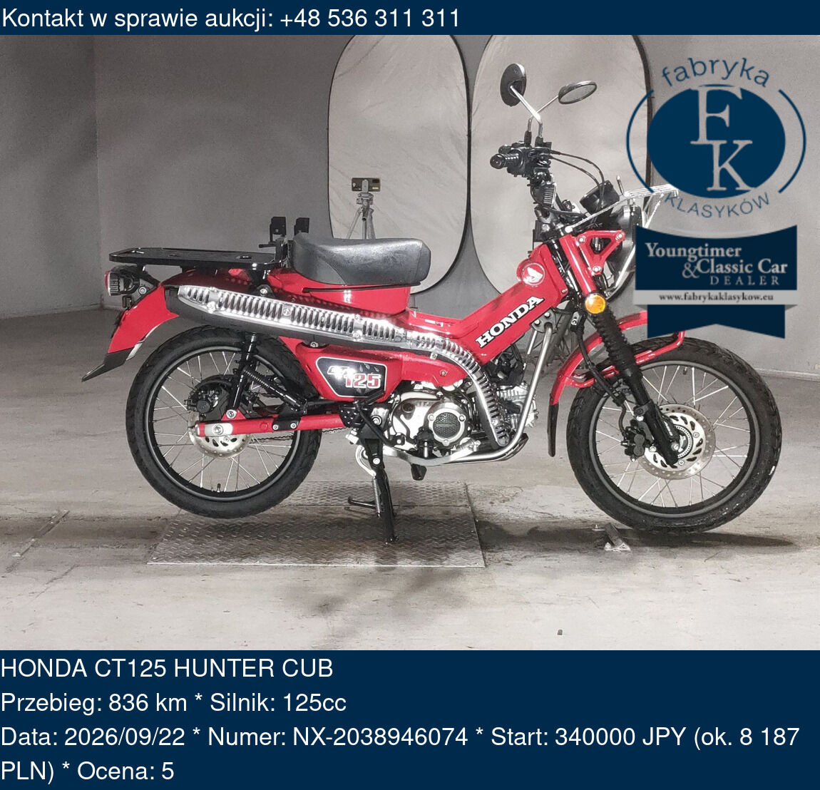 HONDA CT125 HUNTER CUB  - zdjęcie 2