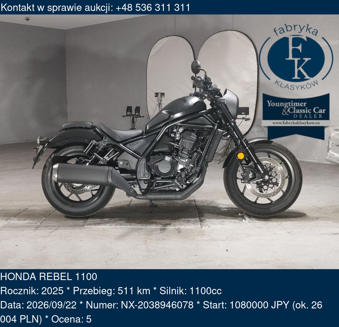 HONDA REBEL 1100 2025 - zdjęcie 2