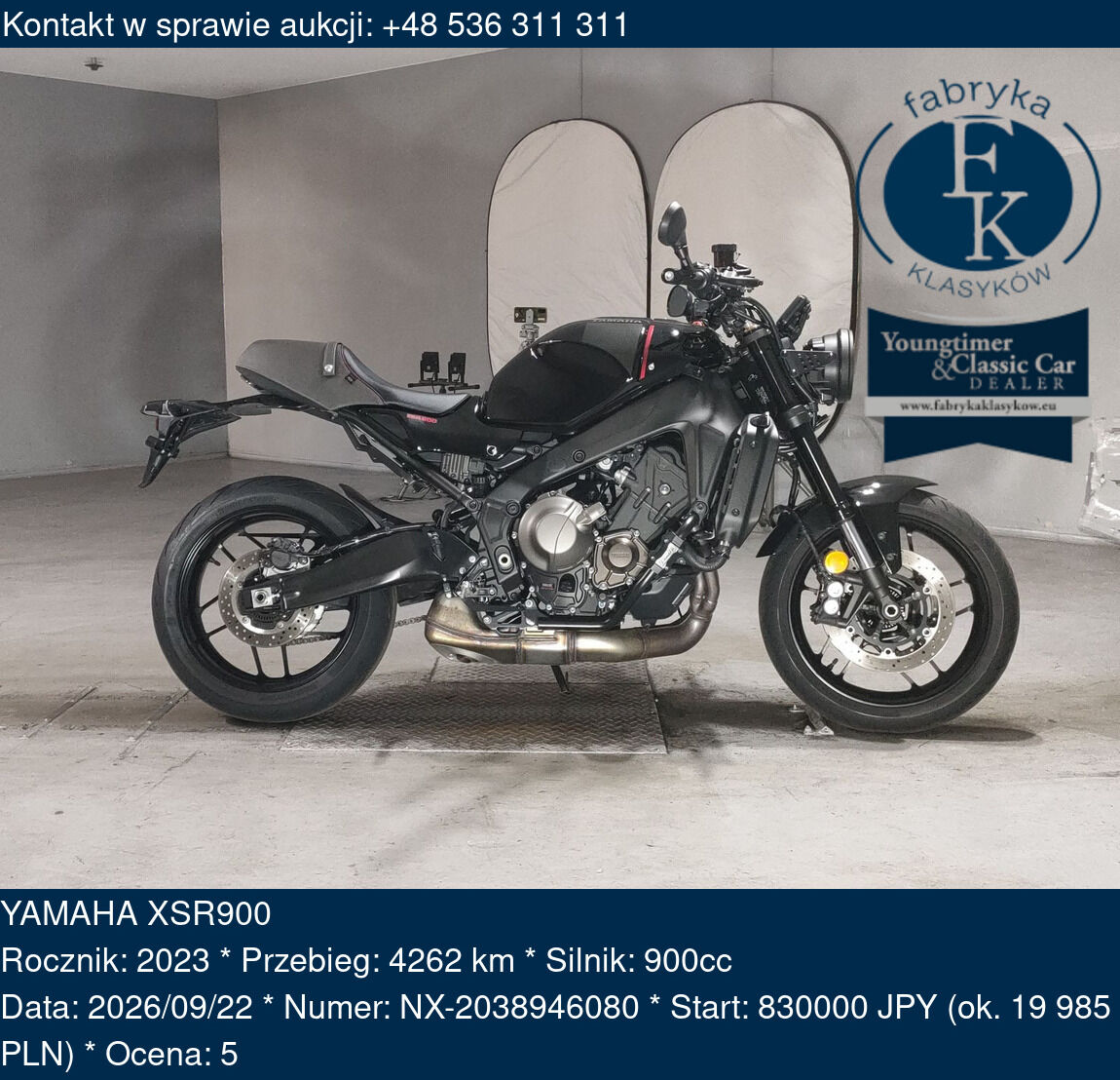 YAMAHA XSR900 2023 - zdjęcie 2