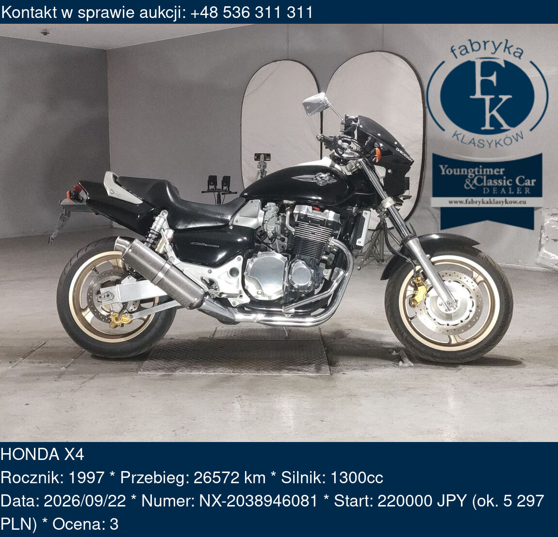 HONDA X4 1997 - zdjęcie 2