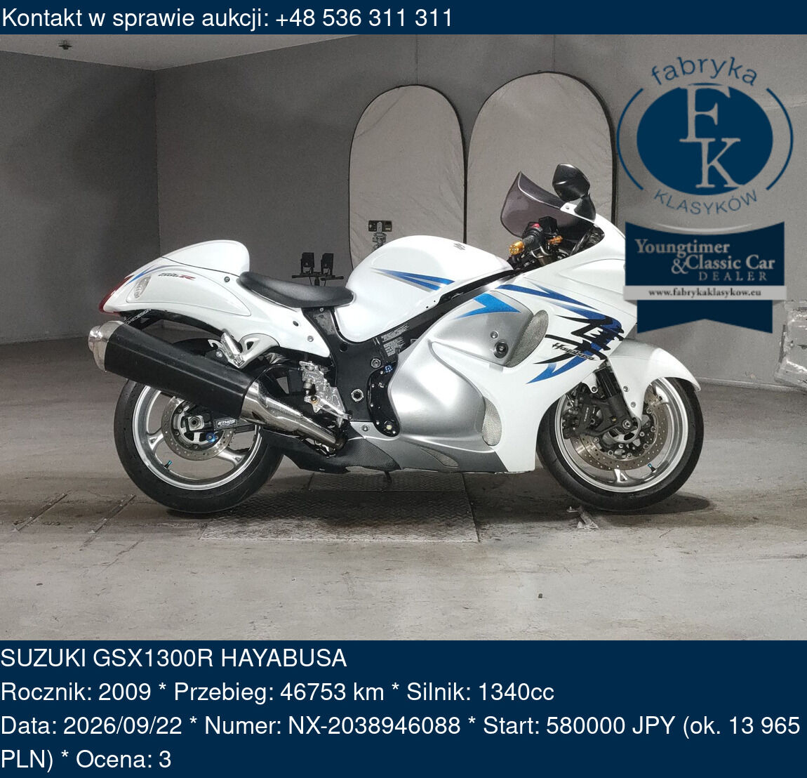 SUZUKI GSX1300R HAYABUSA 2009 - zdjęcie 2