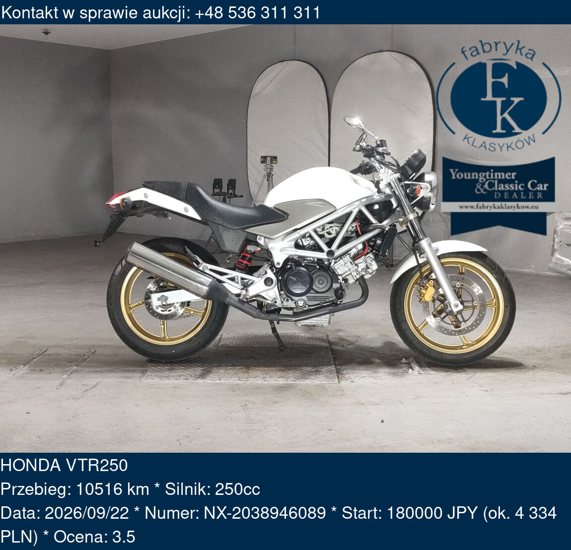 HONDA VTR250 - zdjęcie 2