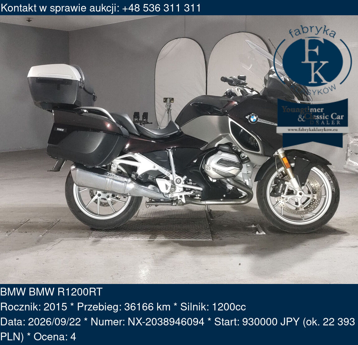 BMW BMW R1200RT 2015 - zdjęcie 2