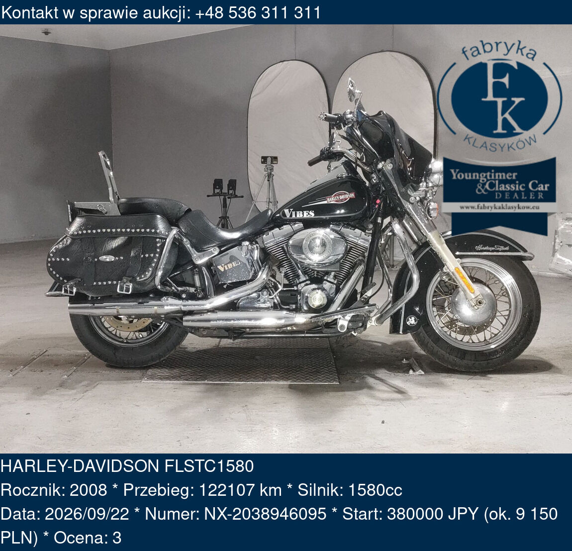 HARLEY-DAVIDSON FLSTC1580 2008 - zdjęcie 2