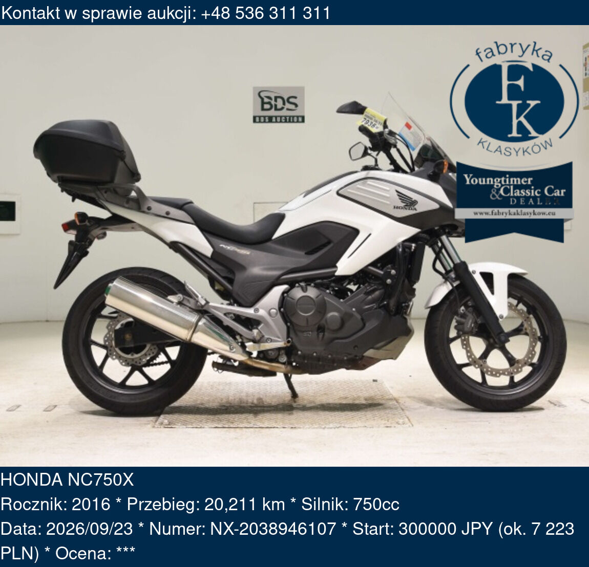 HONDA NC750X 2016 - zdjęcie 2