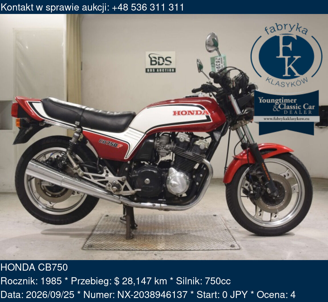 HONDA CB750 1985 - zdjęcie 2