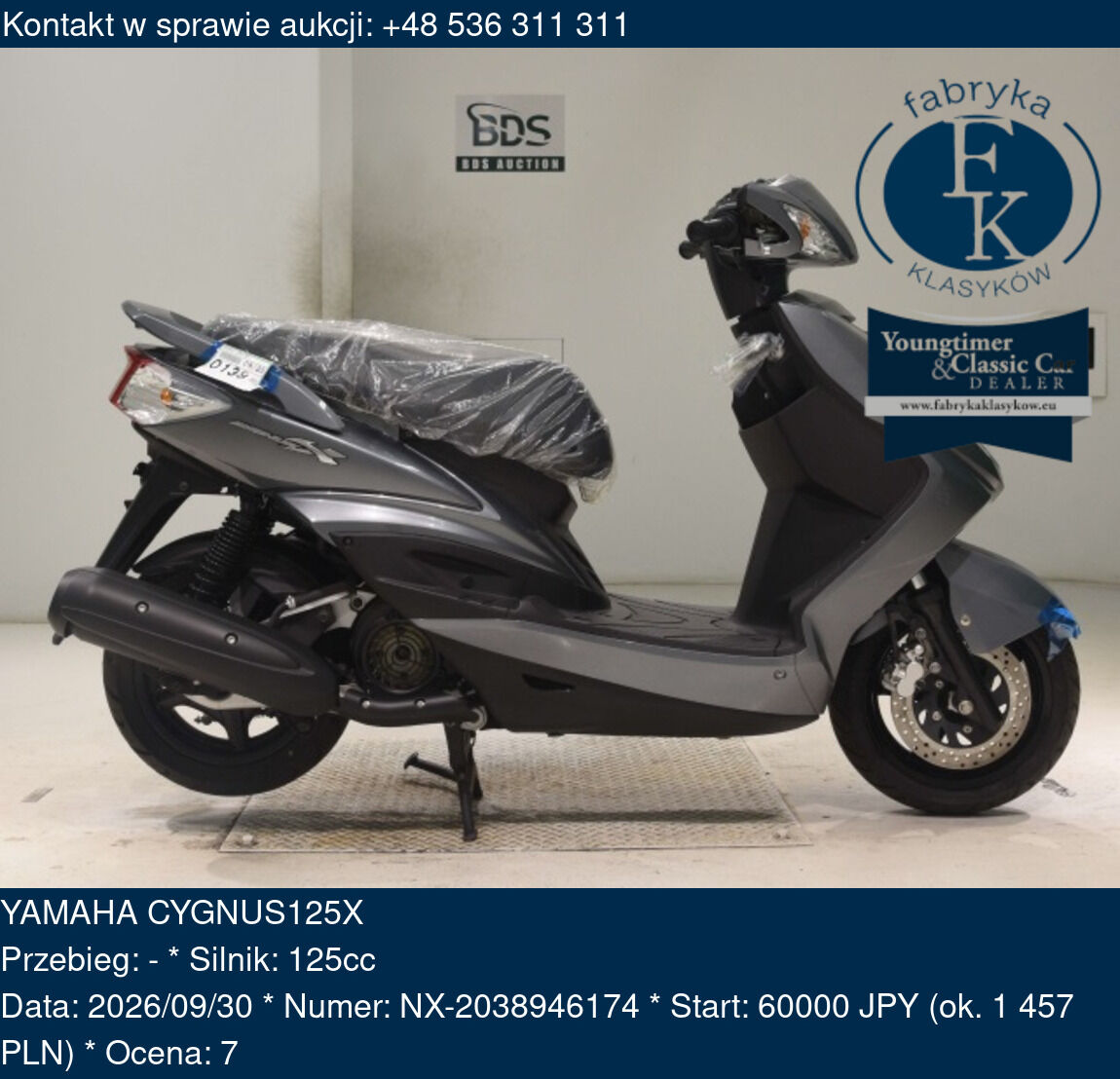 YAMAHA CYGNUS125X  - zdjęcie 2