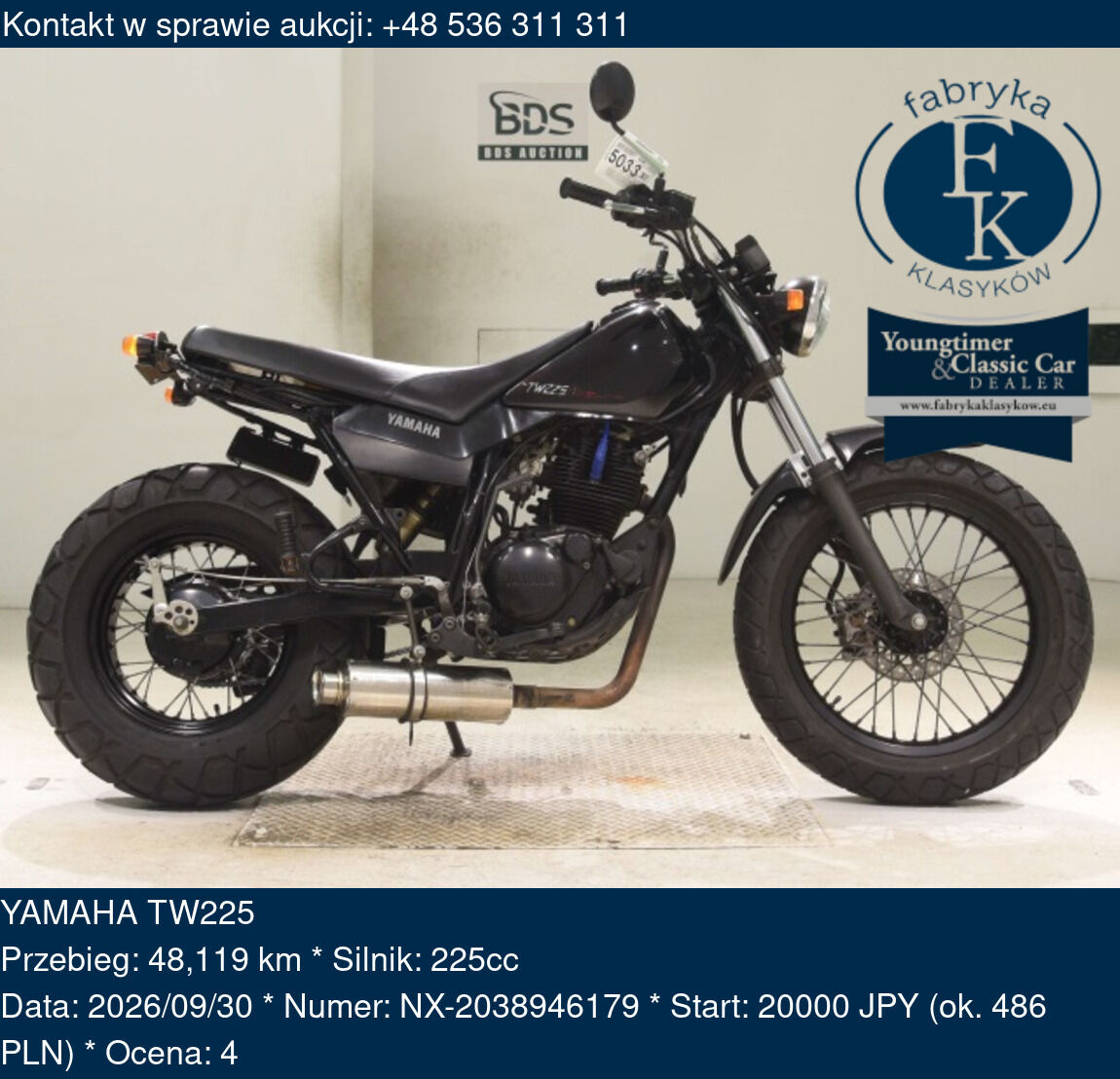 YAMAHA TW225  - zdjęcie 2