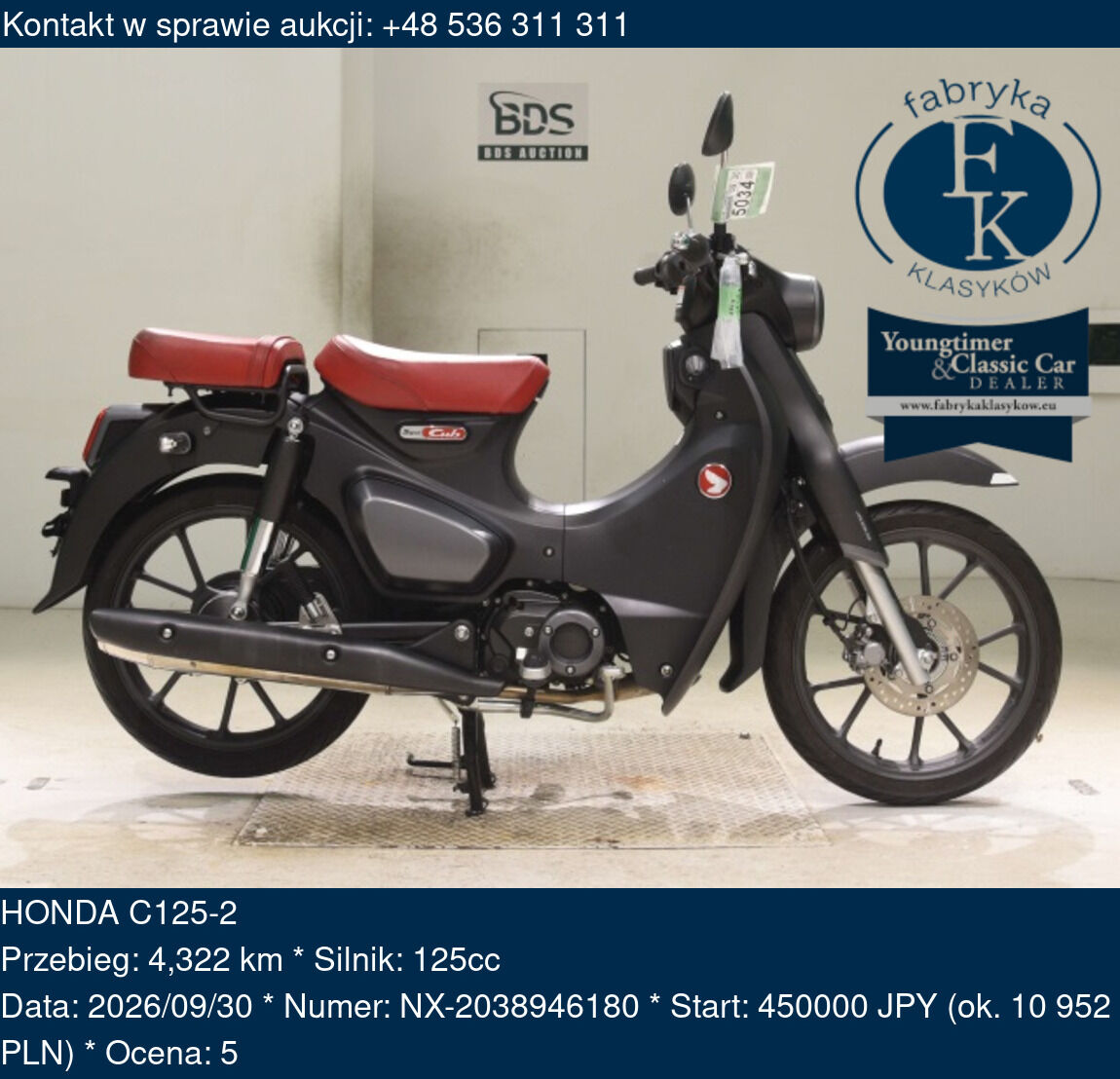 HONDA C125-2 - zdjęcie 2