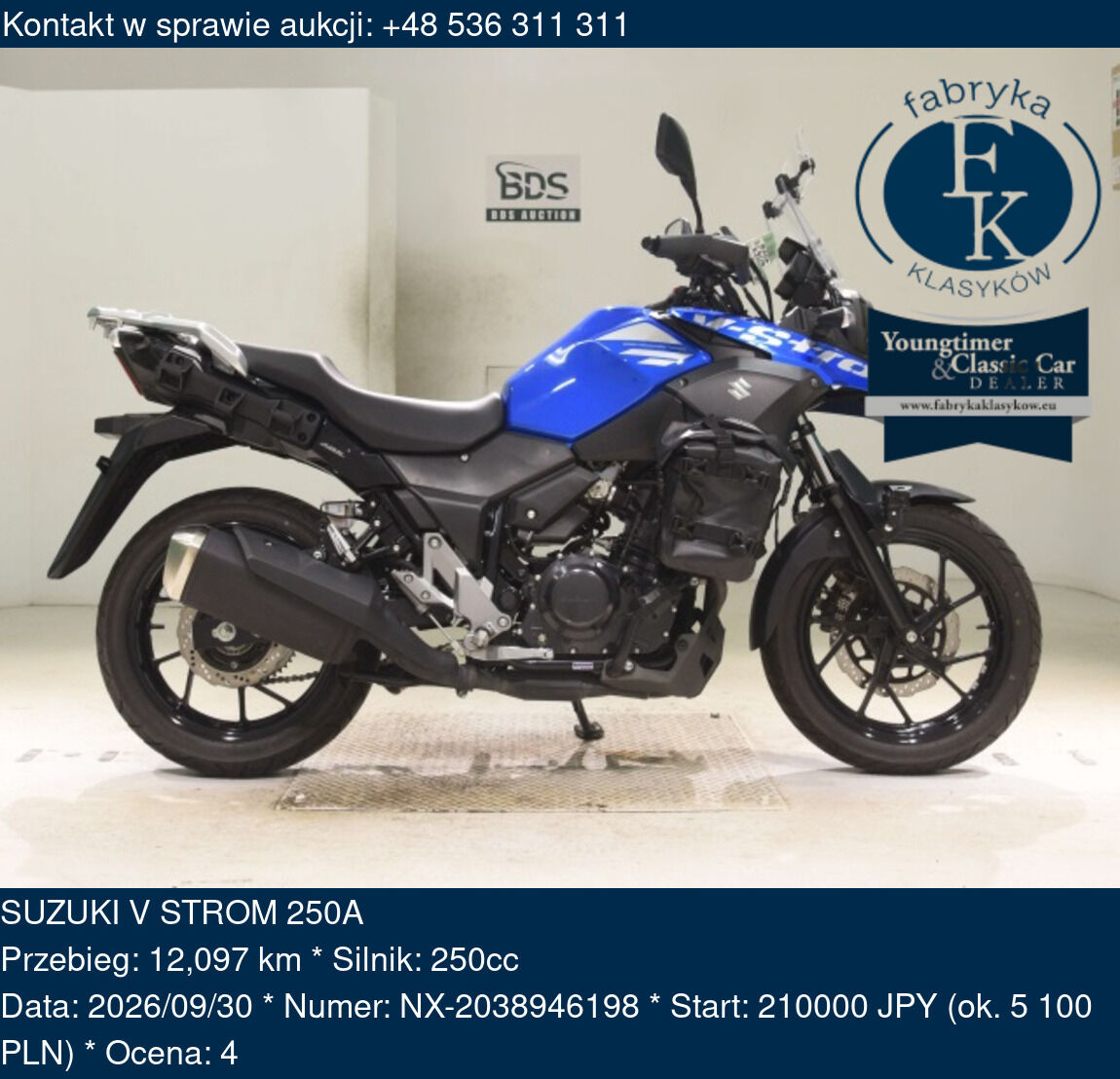 SUZUKI V STROM 250A  - zdjęcie 2