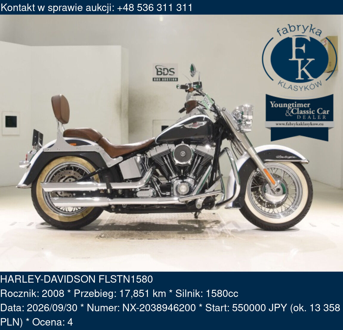 HARLEY-DAVIDSON FLSTN1580 2008 - zdjęcie 2