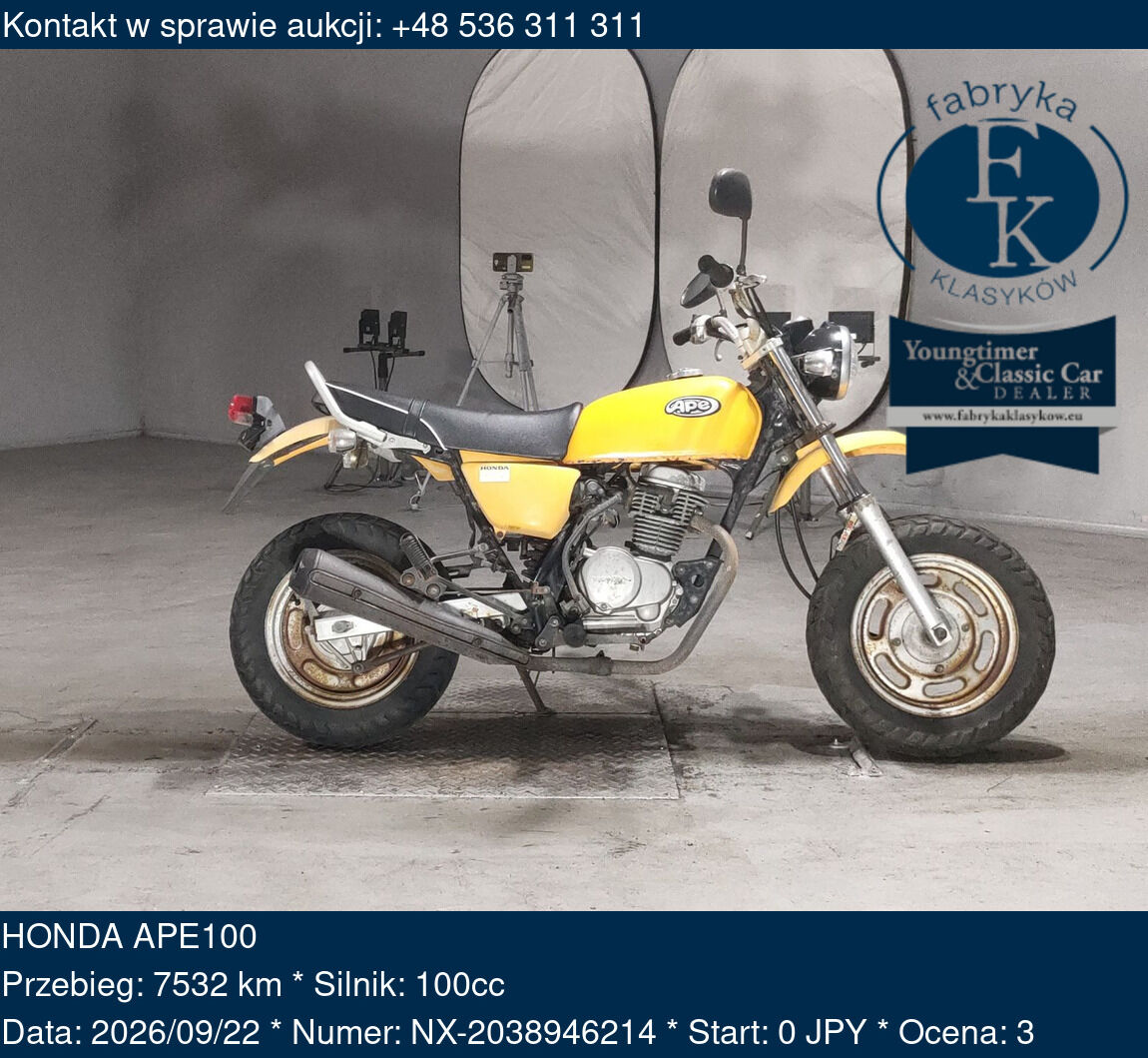 HONDA APE100  - zdjęcie 2