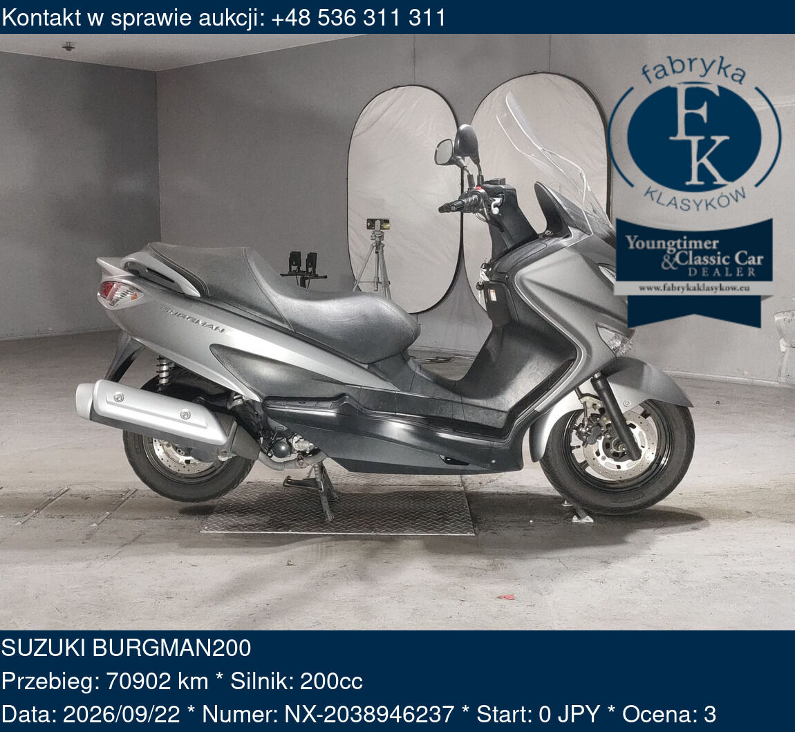 SUZUKI BURGMAN200  - zdjęcie 2