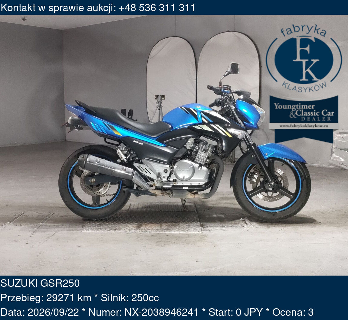 SUZUKI GSR250  - zdjęcie 2